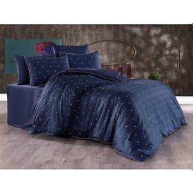 Resim Nazik Home Hermes Nevresim Takımı Lacivert 
