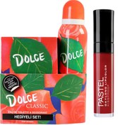 Resim Dolce Classic 100ml Edt ve Deo 150ml Seti + Pastel Daylong Lipcolor Kissproof - Likit Mat Ruj 09 