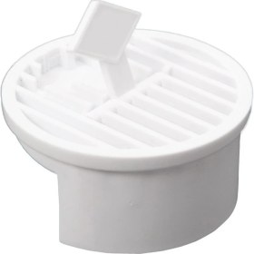 Resim Bimbambom Yer Süzgeci Sifon Izgarası 8 Cm Çapında Yandan Çıkışlı Plastik 1 Adet 