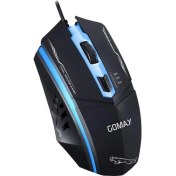 Resim Gomax M1 R GB 4d Gaming Oyuncu Mouse -Siyah 