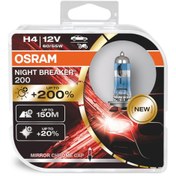 Resim Osram Night Breaker 200 H4 Ampül 2 Adet - %200 Fazla Işık 