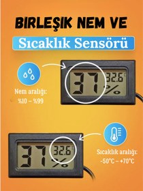 Resim Arduino 2-Adet FY-12 Higrometre – Kuluçka Makinesi için Nem ve Sıcaklık Sensörü 