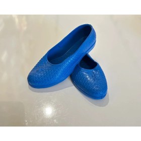 Resim Mavi Kadın Lastik Bağ Bahçe ve Iş Ayakkabısı, Deniz Ayakkabısı 