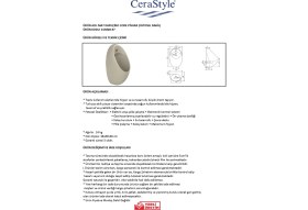 Resim Turkuaz Seramik Mat Kapuçino Code Pisuar (Fotosel Dahil) 