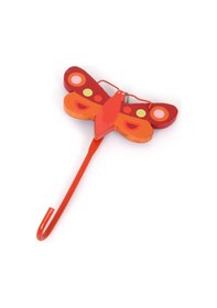 Resim Sıa Ahşap Tekli Askı Kelebek Şekilli 