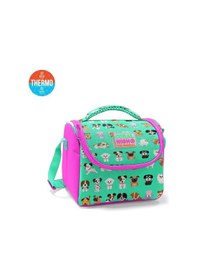 Resim Coral High Kids Su Yeşili Pembe Köpek Desenli Thermo Beslenme Çantası 11715 