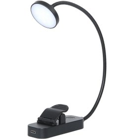 Resim Symbee Siyah 12 Led Şişme Tipi Usb Şarjlı Kitap Lambası - Işık Seviyesi Ayarlanabilir - Gece Okuma Için Siyah 