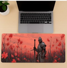 Resim 70x30 Xl Oyuncu Mousepad Özel Desenli Kaymaz Tabanlı Geniş Gaming Masa Altlığı Speed Yüzey Su 