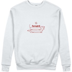 Resim Hotdog Sweatshirt - Turuncu / 2XL 