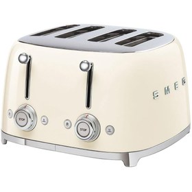 Resim Smeg Krem 1x4 Ekmek Kızartma Makinesi 