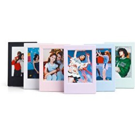 Resim Fujifilm Instax Mini Film Uyumlu Lila Klasik Fotoğraf Çerçevesi 