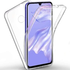 Resim Apsuwa Huawei P30 Lite Kılıf Ön Arka 360 Koruma Şeffaf Silikon 