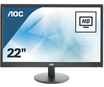 Resim E2270SWN 21.5" 1920 x 1080 60 Hz 5 ms VGA LED Monitör AOC