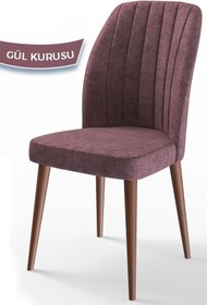 Resim Canisa Etra Serisi, Gürgen Ayaklı 1.sınıf Sandalye, Gülkurusu Sandalye, Ayaklar Ceviz 