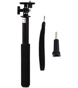 Resim Tek Ayak-gopro Aksesuarı İçin 29 İnç Alüminyum Selfie Sopa Monopod Go Pro Hero 9 8 7 6 5 4 Oturum Dji Osmo Sjcam Yi 4k Eken Kamera 
