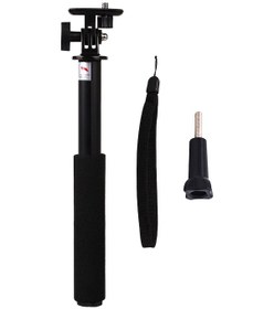 Resim Tek Ayak-gopro Aksesuarı İçin 29 İnç Alüminyum Selfie Sopa Monopod Go Pro Hero 9 8 7 6 5 4 Oturum Dji Osmo Sjcam Yi 4k Eken Kamera 