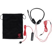 Resim Mystique Ps5 Dizüstü Bilgisayar Için Gürültü Önleyici Mikrofonlu Nubwo USB Kulaklık, Bom Için Kulak Üstü Kablolu Ofis Çağrı Merkezi Kulaklığı (Yurt Dışından) 