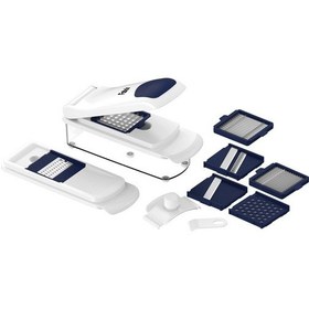 Resim Fabcio Magicmom Çok Amaçlı 13 Parça Mutfak Rendesi Seti Beyaz - Lacivert 