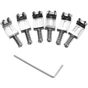 Resim Anahtarlı Elektro Gitar Tel Ölçer St Teneke Gitar Ölçer 6'lı Set 