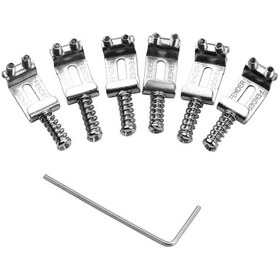 Resim Anahtarlı Elektro Gitar Tel Ölçer St Teneke Gitar Ölçer 6'lı Set 