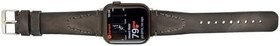 Resim BloomStrap Avilla Sandy Gray Hakiki Deri Apple Watch Kayışı-44/45/46/49mm 