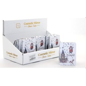 Resim Taşlı İstanbul Tasarımı El Aynası İnce Model 9 