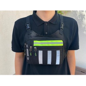 Resim mygeppetobag Reflektörlü Motosiklet Göğüs Çantası 