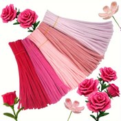 Resim 200/250/500 adet Karışık Pembe Boru Temizleyici El Sanatları için Katlanabilir Şenil Çubuk Boru Temizleyici, DIY El Sanatları ve Temizlik için Noel El Sanatları Boru Temizleyici, El Sanatları Sanat ve Dekorasyon Şenil Sap Malzemeleri, Mezuniyet Hediyesi, Doğum Günü Hediyesi 
