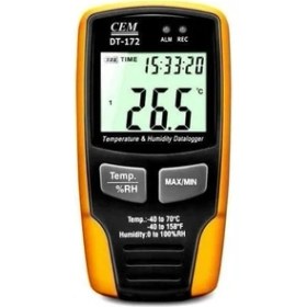 Resim DT-172 Sıcaklık ve Nem Kayıt Cihazı 