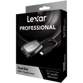 Resim Lexar Pro Usb-c Dual Slot Kart Reader Okuyucu - Lrw470u-rnhng 