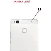 Resim Huawei Uyumlu P9 Lite Arka Kamera Camı Lensi (Çıtasız Sadece Cam) 