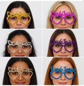 Resim Kalpli Bride Team Gözlük Seti 6 Renk - Kına Düğün Partileri İçin 1 