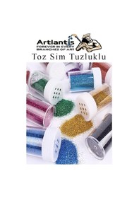 Resim Gümüş Gri Toz Sim Tuzluklu 7 Gr 3 Adet Renkli Toz Sim Epoksi Reçine Okul Etkinlik Dekarasyon Slime 