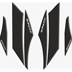 Resim Monero Honda Dio 110 Yan Pad Set 6 Parça Siyah 