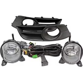 Resim VintageVo Ön Tampon Halojen Sis Lambası Çerçeve Kiti Kablo Demeti Toyota Corolla 2004-2006 Avrupa Sürüm Otomatik Parçaları (Yurt Dışından) 