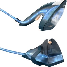 Resim 2'si Bir Arada Buharlı Ütü, Mavi, 1700W, Yüksek Buhar, Dikey ve Yatay Kullanım 