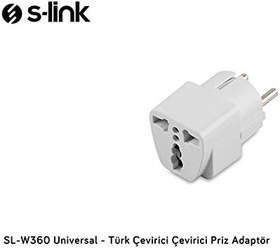 Resim S-link SL-W360 Universal - Türk Çevirici Çevirici Priz Adaptör 