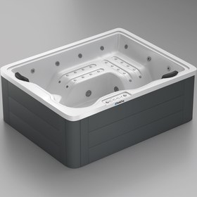 Resim Alba Mini SPA Havuzu - 170x215 / Beyaz / 4 Kişilik 
