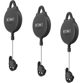 Resim Kıwı Design Vr Kablo Yönetimi, 3 Paket Vr Makara Sistemi - Siyah 