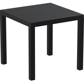 Resim Siesta Contract Ares 80X80 Cm Kare Masa Siyah 