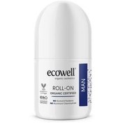 Resim Ecowell Organik Roll On Deodorant (Erkek) 75 ml 