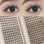 Resim 320 Küme Kirpik Kitabı - Kendin Yap Doğal, Anime, Çapraz, Küme ve Kabarık Stil Kirpik Uzantıları - Başlangıçlar İçin Uygun C Curl Sahte Kirpikler, Tekrar Kullanılabilir - Karışık Uzunluklar 11-13mm 