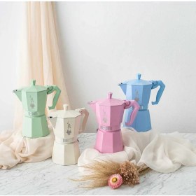 Resim Bialetti Moka Pot Exclusive 6 Cup Pembe 