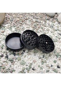 Resim Siyah 55 MM Grinder Alloy Herbal Öğütücüsü Parçalayıcı Rb88sy 