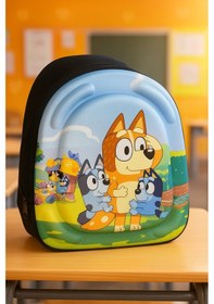 Resim Anaokul Kreş Sırt Çantası Bluey - Erkek Açık Mavi 