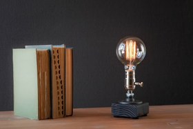 Resim Steampunk | Masa/Gece Lambası 