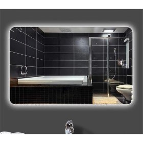 Resim Global Led Mirror 75X105 cm Ledli Ayna Banyo Aynası Dekoratif Ayna Boy Ayna Salon Duvar Ayna 