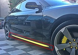 Resim Audi A5 Coupe 8T 2007-2011 Sline Marşpiyel Çıtası 