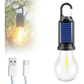 Resim Varyant Store Solar Güneş Enerjili LED Ampul 3 Modlu Uzaktan Kumandalı Solar Camping Lamp 