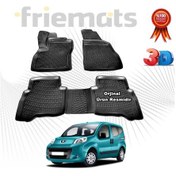 Resim Peugeot Bipper 3D Havuzlu Paspas 2008-2020 Arası Siyah N11.22944 